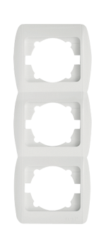 Изображение ZIRVE белая Фикс Рамка 3-я вертикальная