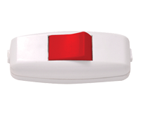 Изображение EL-BI Выключатель навесной (бел-красн)