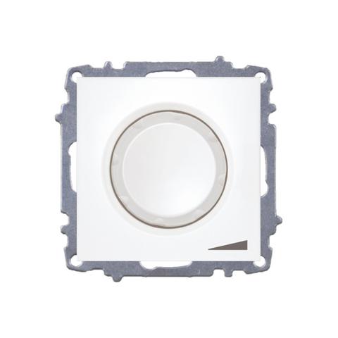 Изображение ZENA модуль белый Выключатель реостат 800W с подсветкой